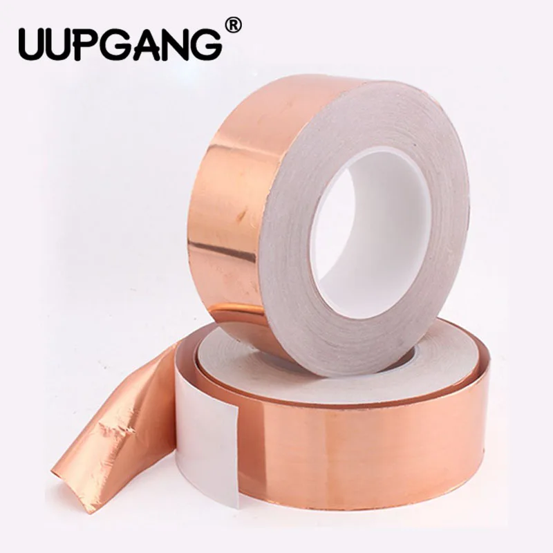 20meters Single Side Conductive Copper Foil Tape Strip Repair Adhesive Tape EMI Eliminate Shield Anti-Static Heat Resist Tape
20meters Single Side Conductive Copper Foil Tape Strip Repair Adhesive Tape EMI Eliminate Shield Anti-Static Heat Resist Tape