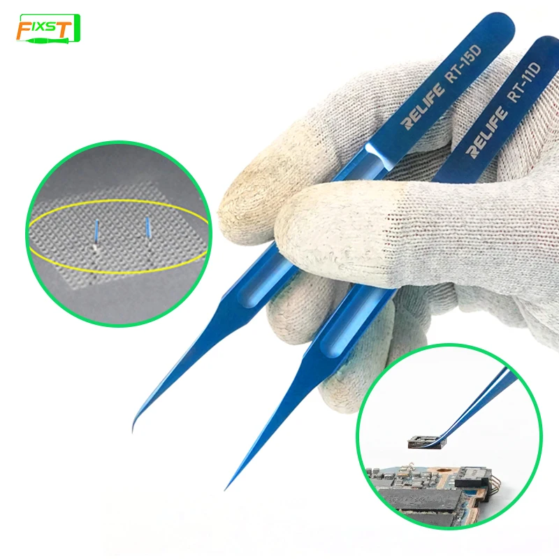 Titanium Alloy Tweezers Professional Maintenance Tool 0.15mm Edge Precision Fingerprint Tweezers Apple Main Board Copper Wire
Titanium Alloy Tweezers Professional Maintenance Tool 0.15mm Edge Precision Fingerprint Tweezers Apple Main Board Copper Wire