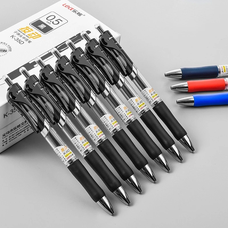 12 Pcs Retractable Gel Pen 0.5 Mm Black Blue Color Writing Tools School Office Supplies Stationery Press Push Type Gel Ink Pens
12 Pcs Retractable Gel Pen 0.5 Mm Black Blue Color Writing Tools School Office Supplies Stationery Press Push Type Gel Ink Pens