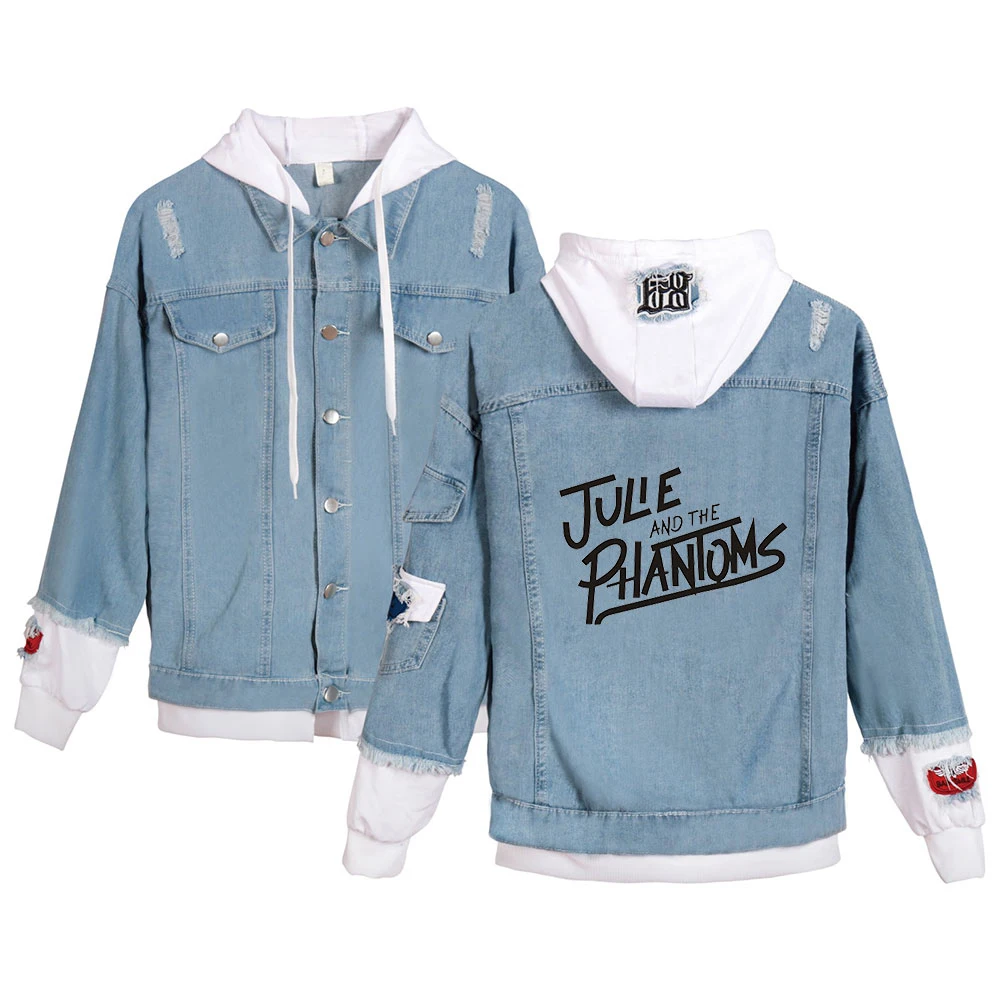 Julie And The Phantoms Jacket Men Vintage Hand Frayed Denim Jacket Men Women Popular Hip Hop Fake Two Piece Denim Jackets Coat
Julie And The Phantoms Jacket Men Vintage Hand Frayed Denim Jacket Men Women Popular Hip Hop Fake Two Piece Denim Jackets Coat