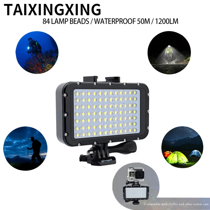 For Gopro Hero8 7 6 5 SJCAM SJ5000 Xiaomi yi Mijia EKEN H9 Action/SLR Camera Underwater Photography Light Lamp Flashlight Diving 
For Gopro Hero8 7 6 5 SJCAM SJ5000 Xiaomi yi Mijia EKEN H9 Action/SLR Camera Underwater Photography Light Lamp Flashlight Diving