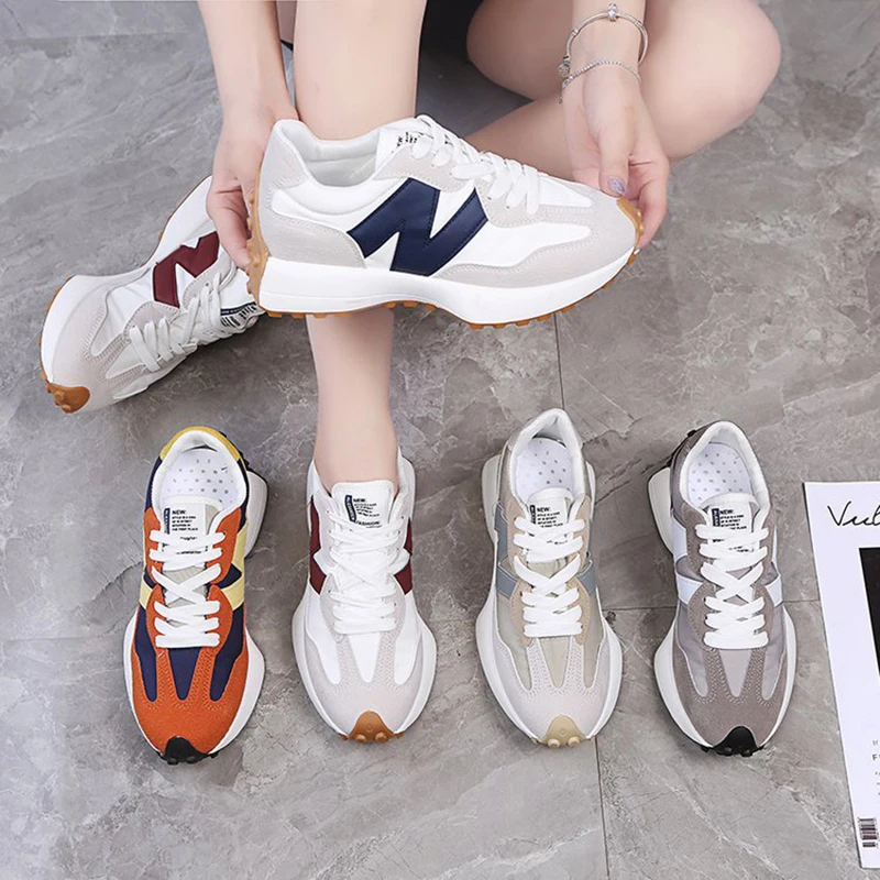 Women Casual Shoes Female Sports Footwear Comfort Platform Matching Color Female Walk Shoes Increase Lace Up Lady Sneakers
Women Casual Shoes Female Sports Footwear Comfort Platform Matching Color Female Walk Shoes Increase Lace Up Lady Sneakers