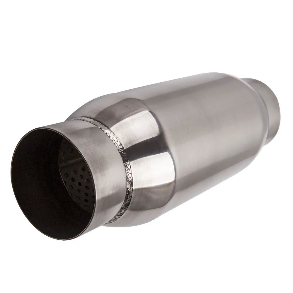 3" Inlet 3'' Outlet Universal Racing Performance Exhaust Mufflers Resonator 2pcs 
3" Inlet 3'' Outlet Universal Racing Performance Exhaust Mufflers Resonator 2pcs