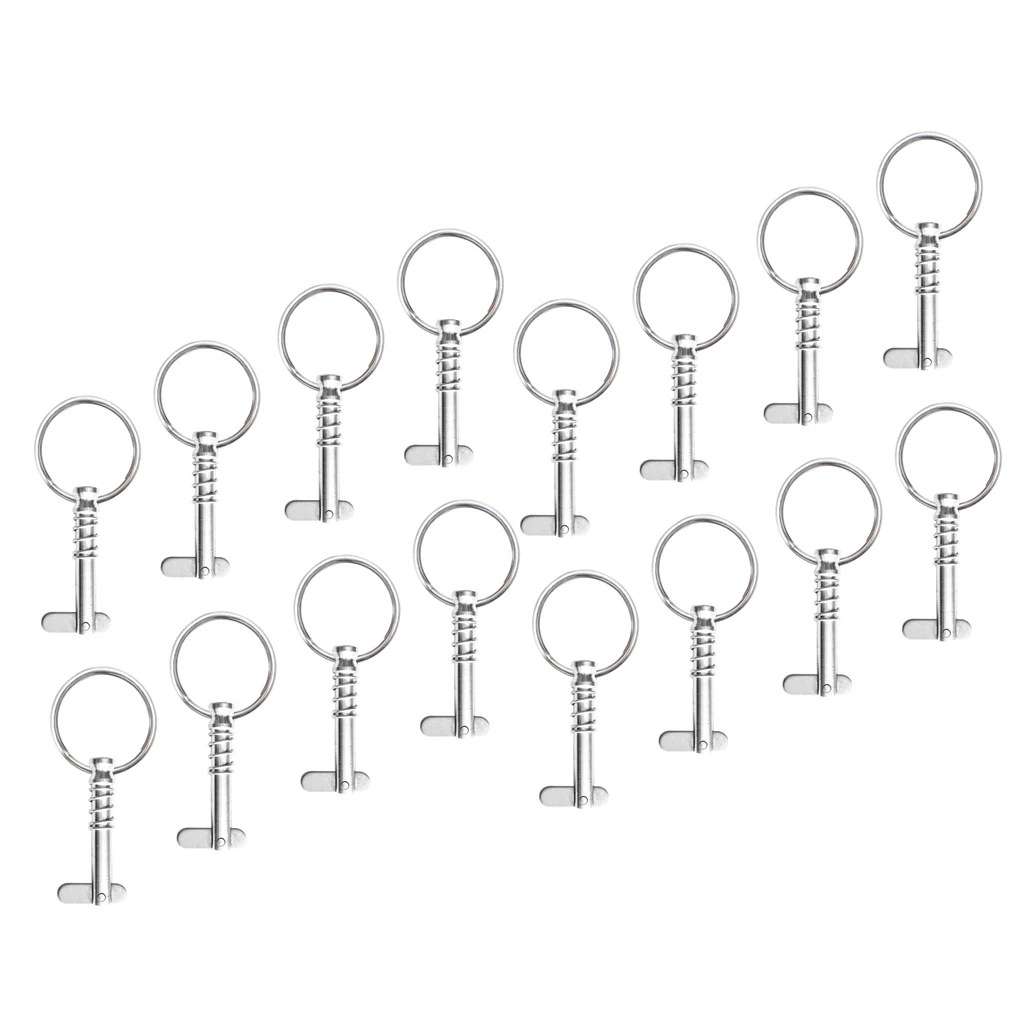 16 Pcs. Universal 1/4 '' Socket Pin With Ball Lock For 5/8 '' To 3/4 '' Hinges, 316 Stainless Steel
16 Pcs. Universal 1/4 '' Socket Pin With Ball Lock For 5/8 '' To 3/4 '' Hinges, 316 Stainless Steel