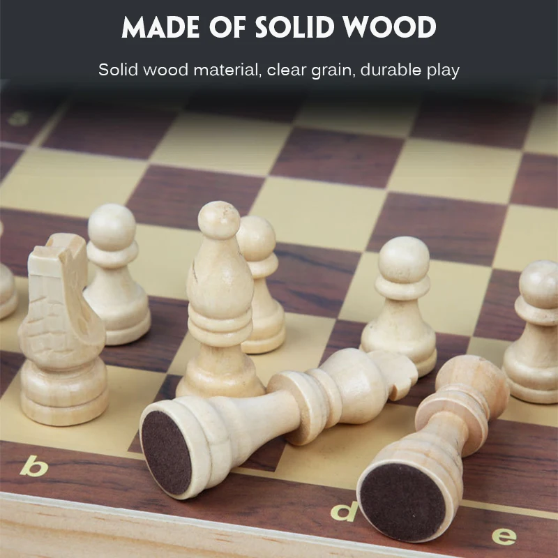 Wooden Magnetic Folding Chess Set International Toy Portable Entertainment Board Games With Chessboard High Quality Chess Game
Wooden Magnetic Folding Chess Set International Toy Portable Entertainment Board Games With Chessboard High Quality Chess Game