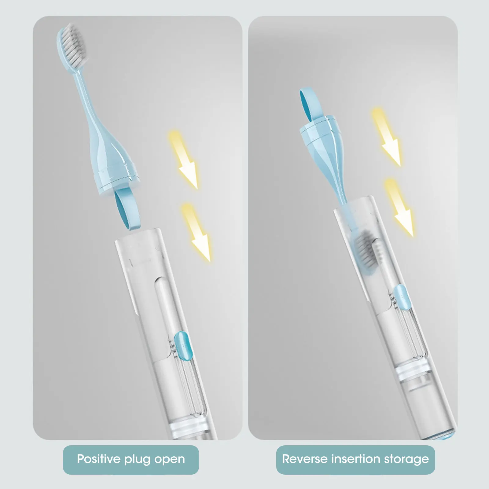 1PC Portable Folding Toothbrush Travel Toothbrush Set Creative Tooth Clean Tools Can Hold Toothpaste
1PC Portable Folding Toothbrush Travel Toothbrush Set Creative Tooth Clean Tools Can Hold Toothpaste