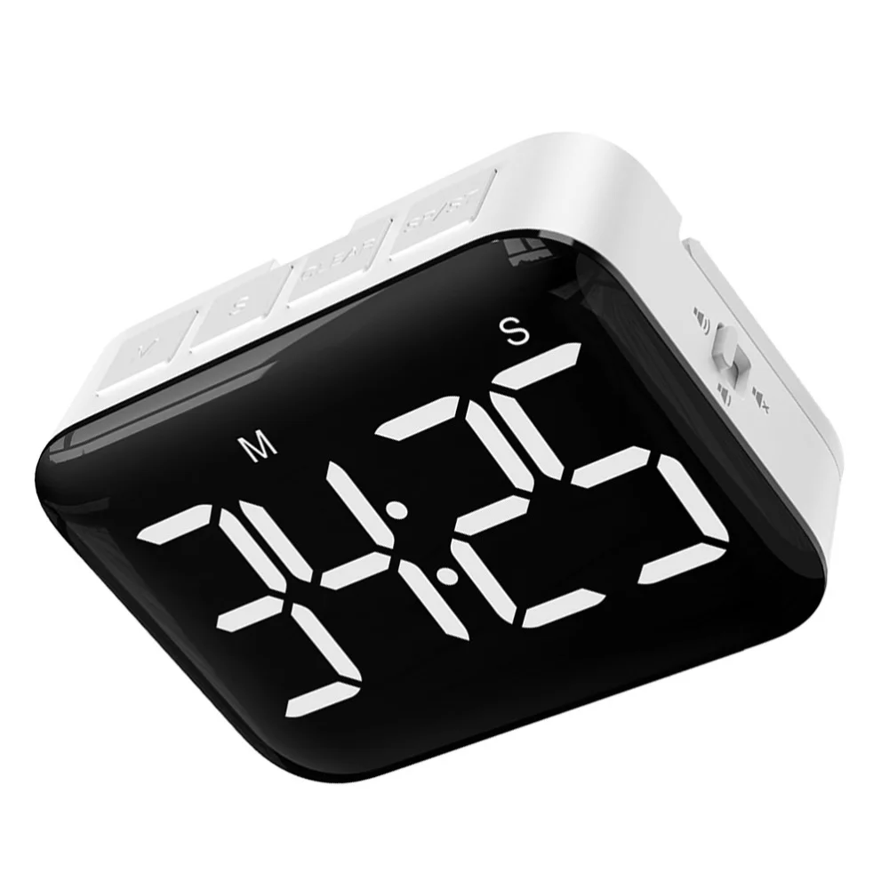 1Pc Practical Timer Study Timer Household Kitchen Timer without Battery (Black) 
1Pc Practical Timer Study Timer Household Kitchen Timer without Battery (Black)