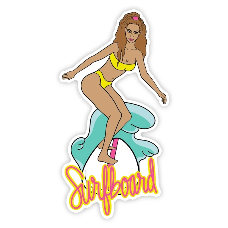 S50890# 13CM/17CM Personality PVC Decal For SURFBOARD Waterproof Car Sticker on Motorcycle Laptop Decorative Accessories
S50890# 13CM/17CM Personality PVC Decal For SURFBOARD Waterproof Car Sticker on Motorcycle Laptop Decorative Accessories