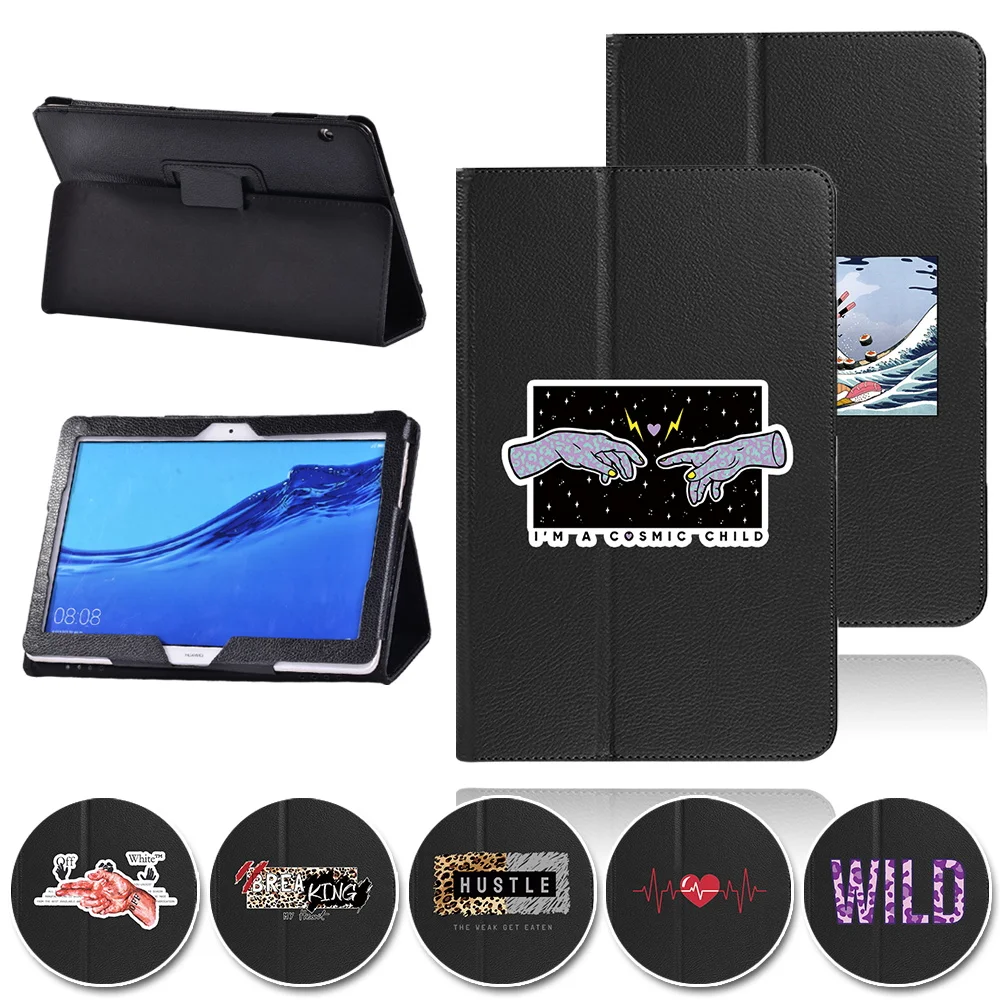 Tablet Cases Ase for Huawei MediaPad T5 10 10.1/T3 10 9.6 Folded Leather Rear Support Protective Friends Printing Cover
Tablet Cases Ase for Huawei MediaPad T5 10 10.1/T3 10 9.6 Folded Leather Rear Support Protective Friends Printing Cover