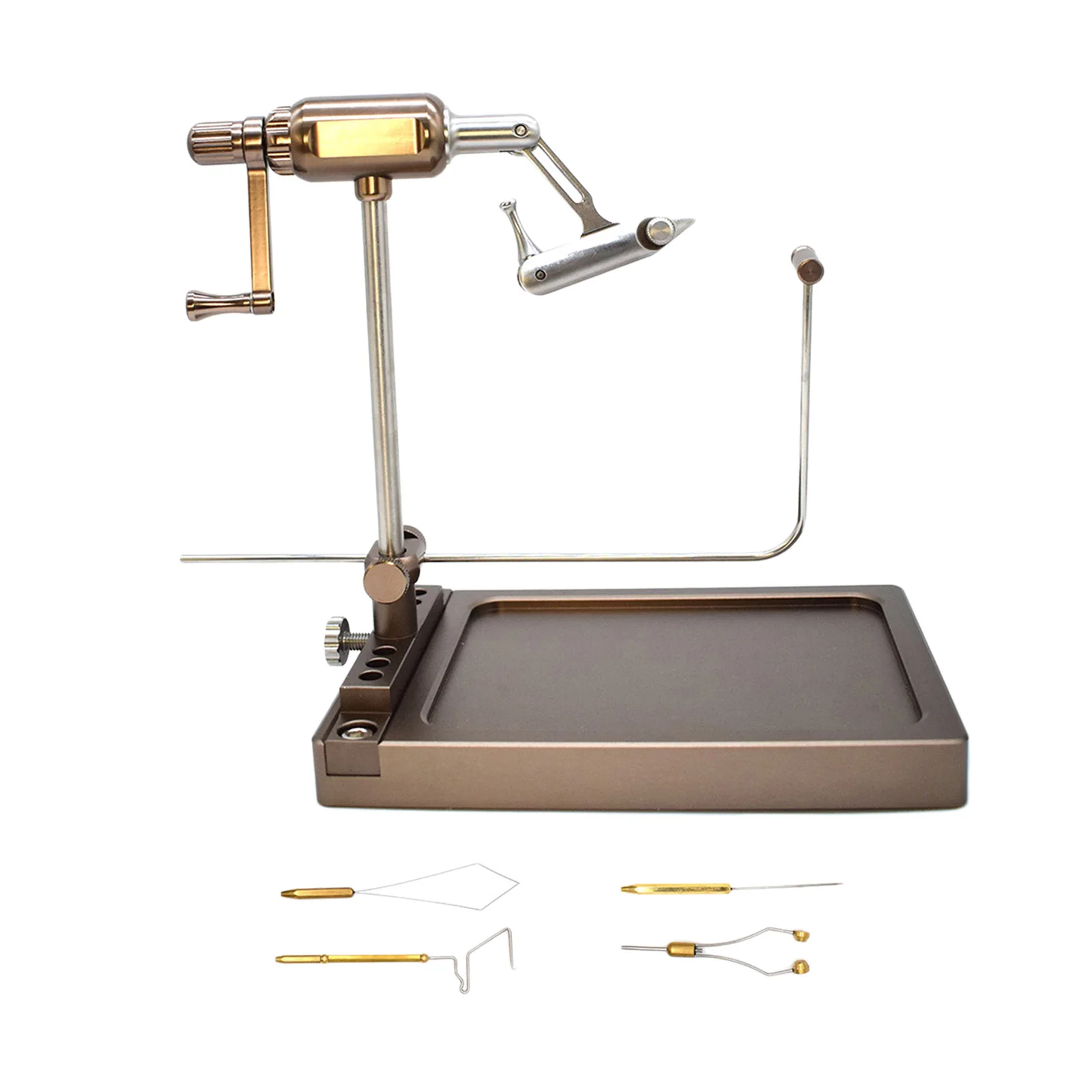 360° Rotation Fly Tying Vise Table Station Practical Fishing Flies Tying Tool DIY Lure Making Tool Fishing Accessories
360° Rotation Fly Tying Vise Table Station Practical Fishing Flies Tying Tool DIY Lure Making Tool Fishing Accessories