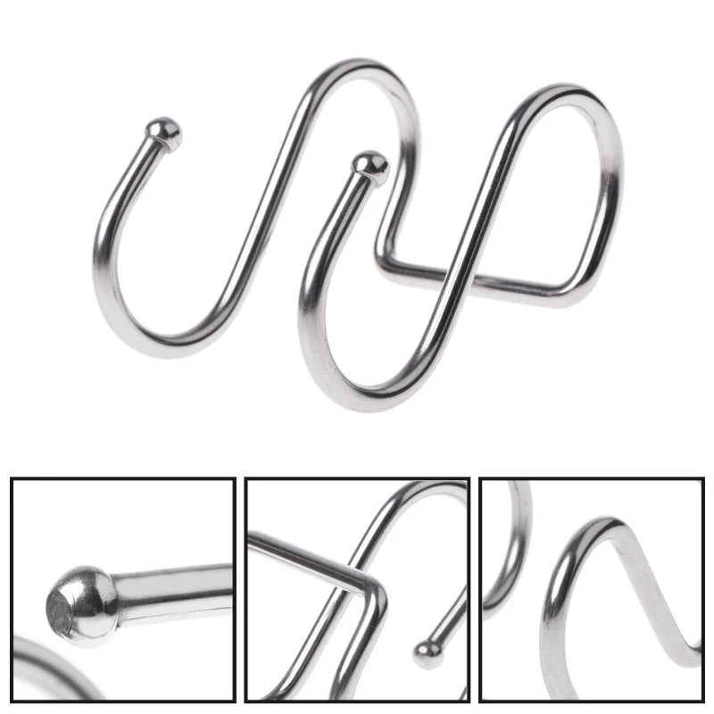 2021 New Stainless Steel Round S Shaped Dual Hanger Hook Kitchen Cabinet Clothes Storage
2021 New Stainless Steel Round S Shaped Dual Hanger Hook Kitchen Cabinet Clothes Storage
