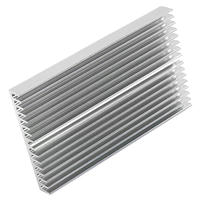 High-Power Aluminum Alloy Heat Sink Profile Electronic Heat Sink 100X60X10mm Aluminum PCB Heat Sink Silver
High-Power Aluminum Alloy Heat Sink Profile Electronic Heat Sink 100X60X10mm Aluminum PCB Heat Sink Silver