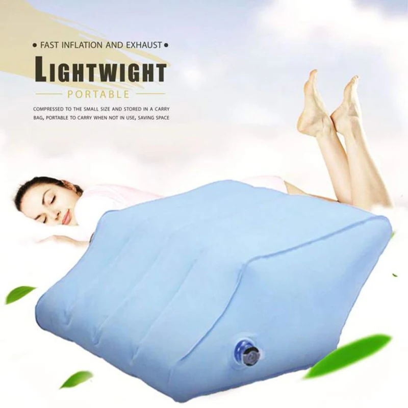 Inflatable Rhombus Leg Pillow Portable PVC With Pump Body Elevate Feet Knee To Relieve The Knee Swelling Sore Footrest Pillow
Inflatable Rhombus Leg Pillow Portable PVC With Pump Body Elevate Feet Knee To Relieve The Knee Swelling Sore Footrest Pillow