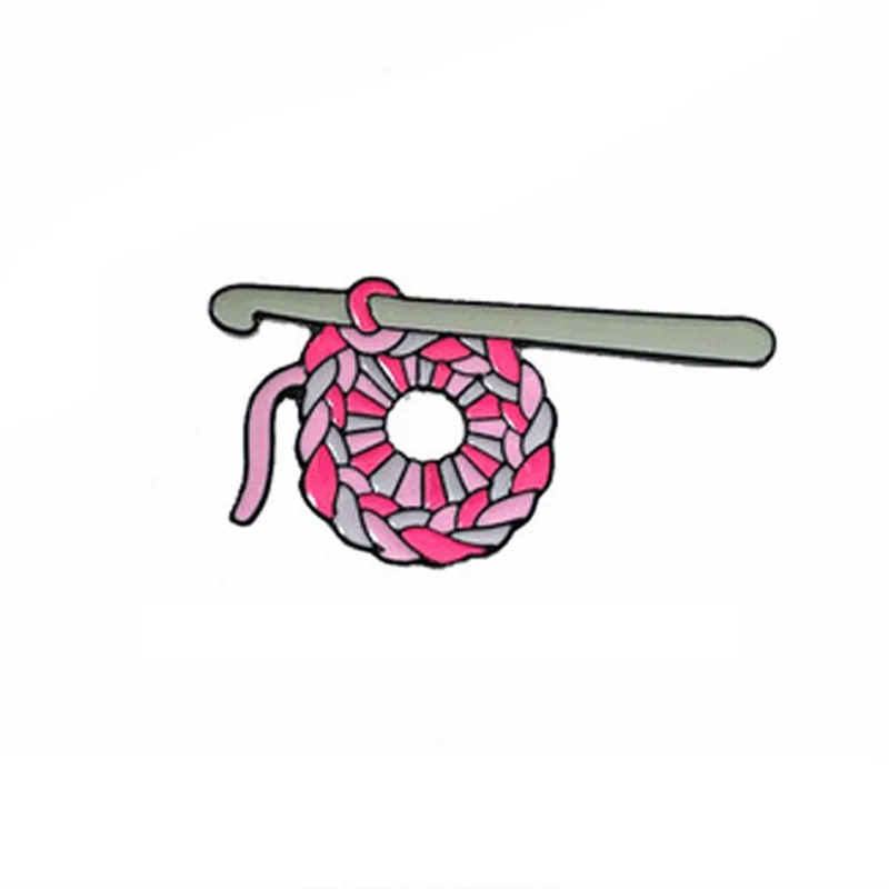 Cartoon Hand-Woven Color Twist Hair Ring Enamel Pins Backpack Clothes DIY Accessories Trend Badge Brooch
Cartoon Hand-Woven Color Twist Hair Ring Enamel Pins Backpack Clothes DIY Accessories Trend Badge Brooch
