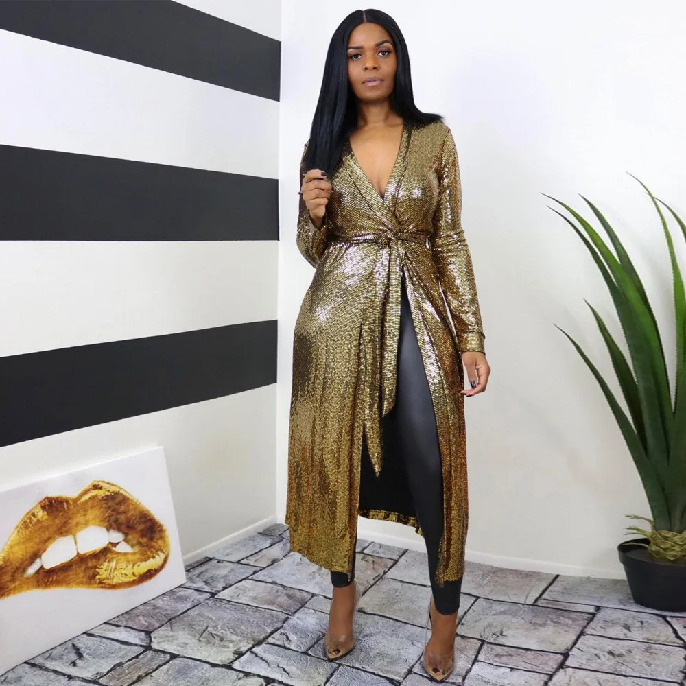 5XL Plus Size African Sequins Dresses For Women V Neck Golden Cardigan Robes 2021 African Traditional Party Maxi Dress Vestidos
5XL Plus Size African Sequins Dresses For Women V Neck Golden Cardigan Robes 2021 African Traditional Party Maxi Dress Vestidos