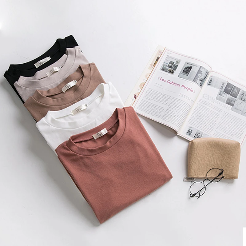 Basic Cotton T Shirt Women Summer New Oversized Solid Casual Loose Harajuku Tshirt Korean O Neck Female Tops oversized T-shirt
Basic Cotton T Shirt Women Summer New Oversized Solid Casual Loose Harajuku Tshirt Korean O Neck Female Tops oversized T-shirt