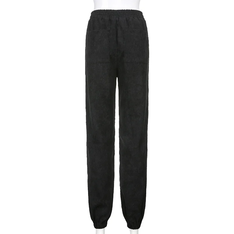 YICIYA spring Black Casual Corduroy High Waist Harem Pants Female Y2K Pocket Ladies Fashion Streetwear Joggers Sweatpants Women
YICIYA spring Black Casual Corduroy High Waist Harem Pants Female Y2K Pocket Ladies Fashion Streetwear Joggers Sweatpants Women