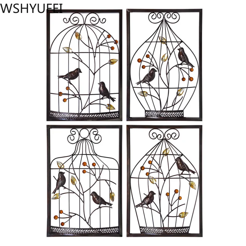 Iron wall decoration creative bird cage wall hanging home living room TV background wall art decorations crafts birthday gift
Iron wall decoration creative bird cage wall hanging home living room TV background wall art decorations crafts birthday gift
