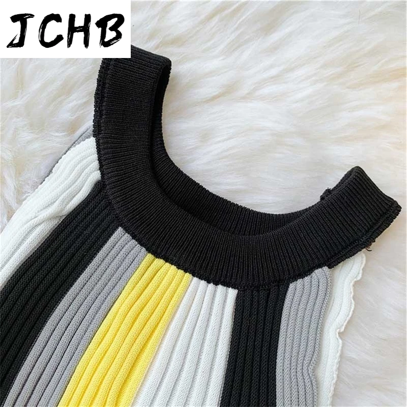 2021 Fashion Stripe Summer Tank Top Women Sexy Slim Knitted Off Shoulder Tops Female Vintage Pastel Wild Sleeveless Vest for Lad
2021 Fashion Stripe Summer Tank Top Women Sexy Slim Knitted Off Shoulder Tops Female Vintage Pastel Wild Sleeveless Vest for Lad