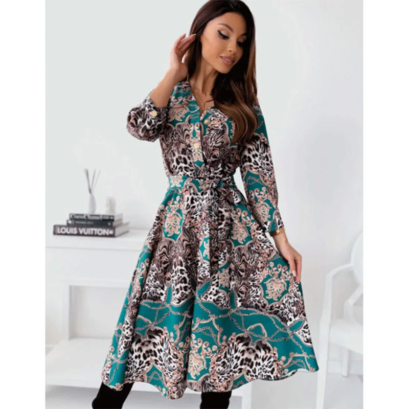New Vintage Floral Print Maxi Dress Women Boho Long Sleeve Long Dress Turn Down V Collar Casual Shirt Dresses Robe
New Vintage Floral Print Maxi Dress Women Boho Long Sleeve Long Dress Turn Down V Collar Casual Shirt Dresses Robe
