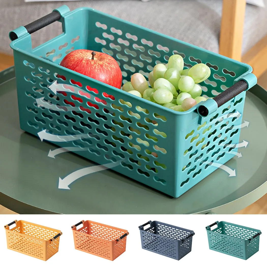 Storage Basket Plastic Storage Basket Desktop Sundries Snacks Vegetable Basket Office Home Kitchen Storage Supplies
Storage Basket Plastic Storage Basket Desktop Sundries Snacks Vegetable Basket Office Home Kitchen Storage Supplies