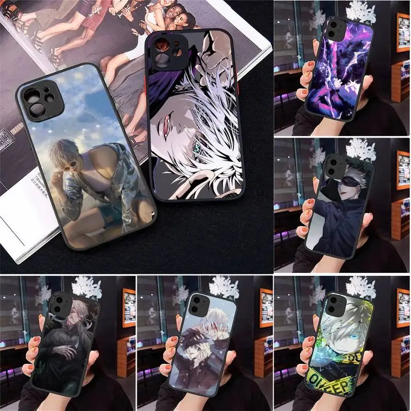 Jujutsu Kaisen Gojo Satoru Phone Case Matte Transparent for iPhone 7 8 11 12 s mini pro X XS XR MAX Plus Clear mobile bag
Jujutsu Kaisen Gojo Satoru Phone Case Matte Transparent for iPhone 7 8 11 12 s mini pro X XS XR MAX Plus Clear mobile bag