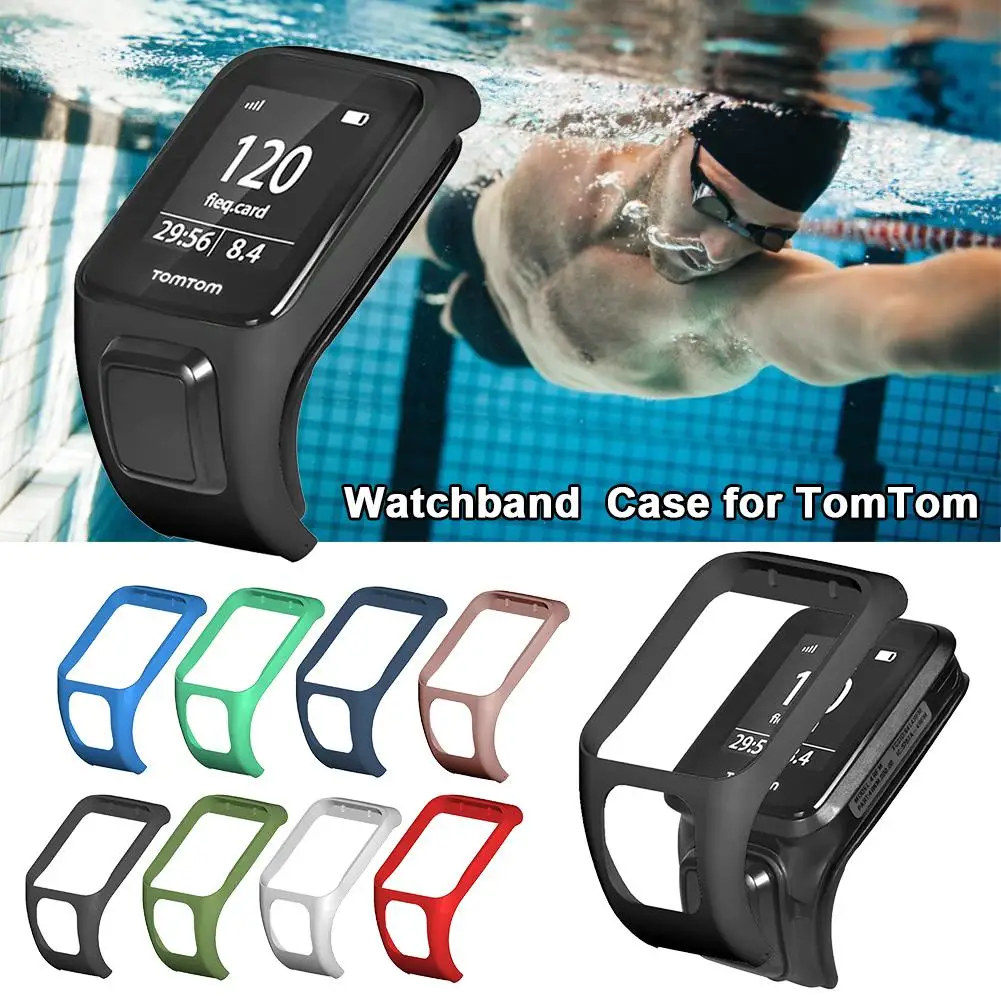 Чехол для часов TOMTOM Runner3 и TOMTOM, силиконовый чехол для наручных часов с кардио-ремешком для серии приключений 2 3 Runner 2 3 Golfer 2 Spark
Чехол для часов TOMTOM Runner3 и TOMTOM, силиконовый чехол для наручных часов с кардио-ремешком для серии приключений 2 3 Runner 2 3 Golfer 2 Spark