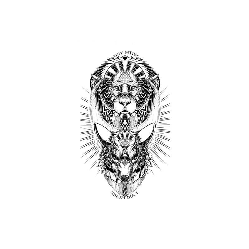 Fox Animal Indian Totem Temporary Tattoo Stickers Black English Letters Fake Tattoos Waterproof Tatoos Arm Small Size Women Men
Fox Animal Indian Totem Temporary Tattoo Stickers Black English Letters Fake Tattoos Waterproof Tatoos Arm Small Size Women Men