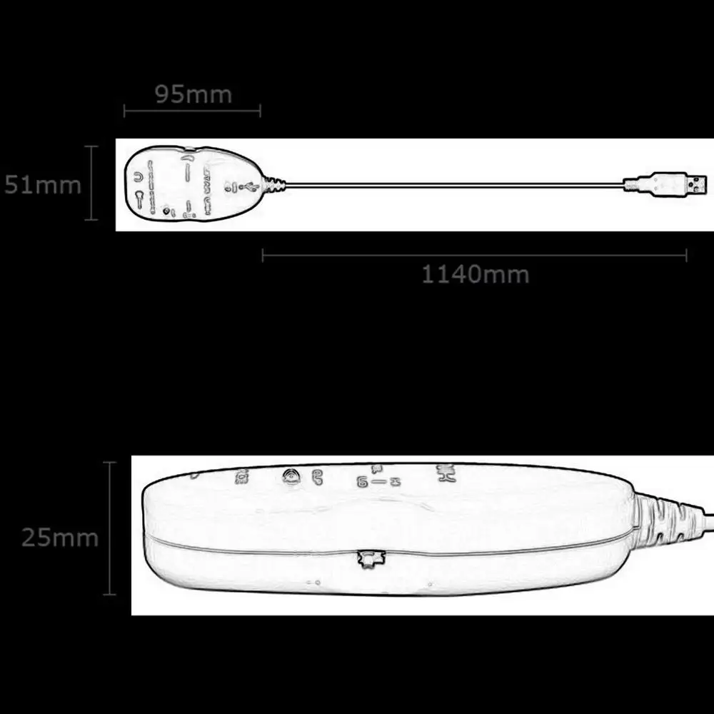 Гитарный кабель аудио USB Интерфейс адаптер для MAC/PC музыкальная запись аксессуары