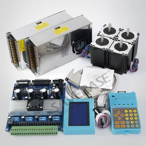 4 оси TB6560 контроллер 0 10A HB Nema24 шаговый двигатель 24 В PSU для CNC Комплект|Драйвер