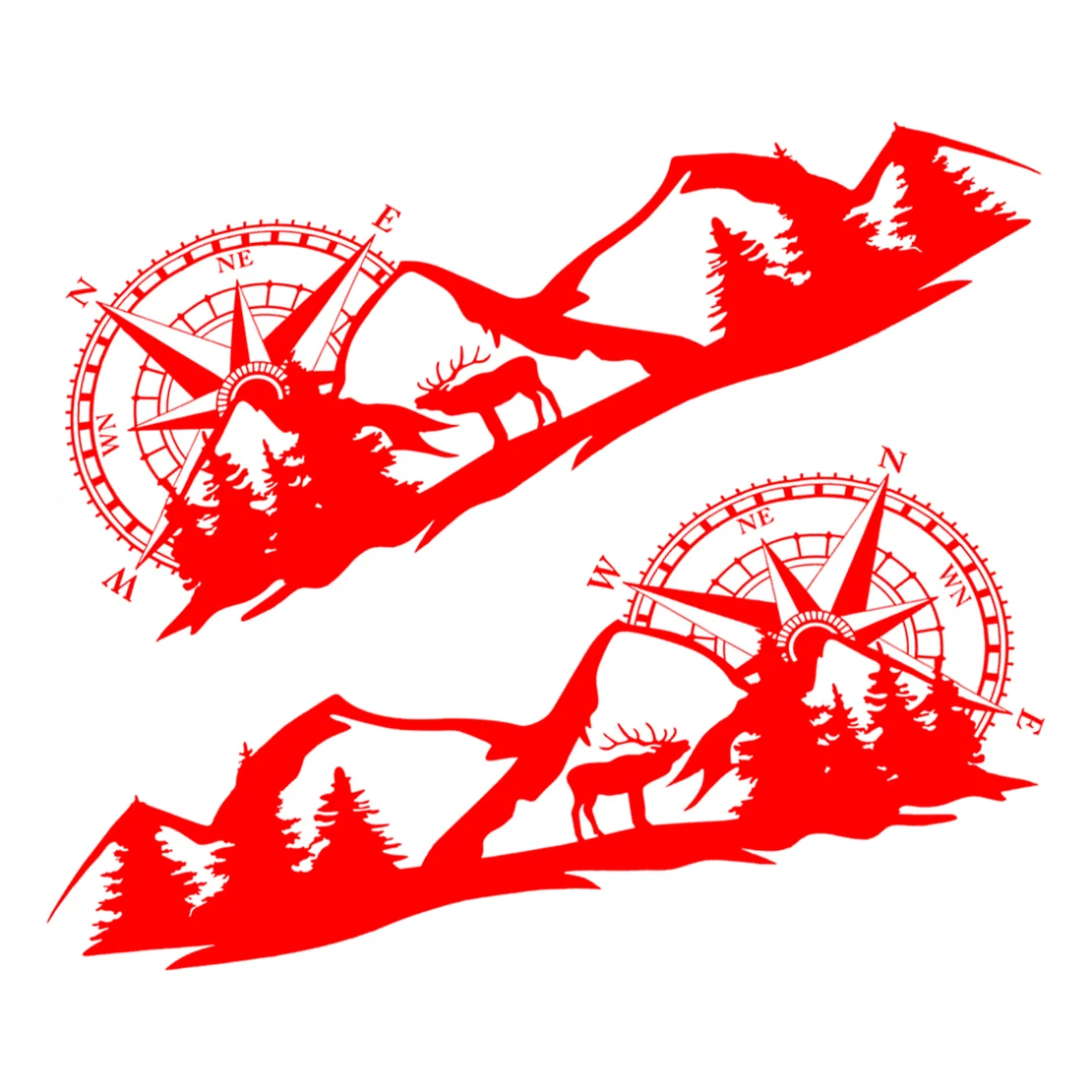 Универсальная Красная Наклейка на автомобиль, 2 шт./компл.
Универсальная Красная Наклейка на автомобиль, 2 шт./компл.