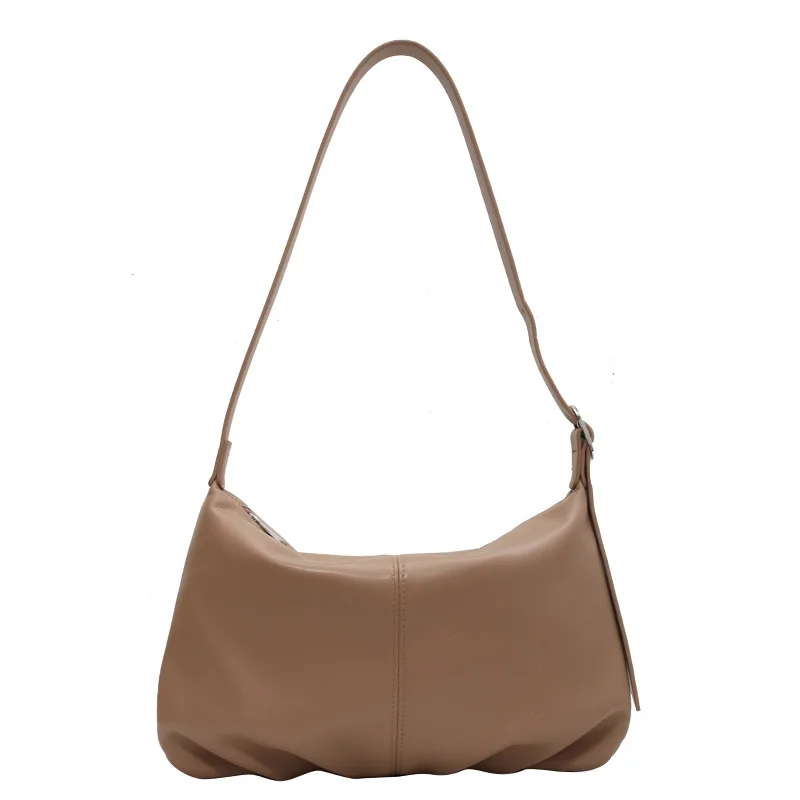 Women Zipper Baguette Bags Plicated Handbags High Quality Leather Soft Lady Shoulder Bag Female Middle Wrinkle Bag
Women Zipper Baguette Bags Plicated Handbags High Quality Leather Soft Lady Shoulder Bag Female Middle Wrinkle Bag