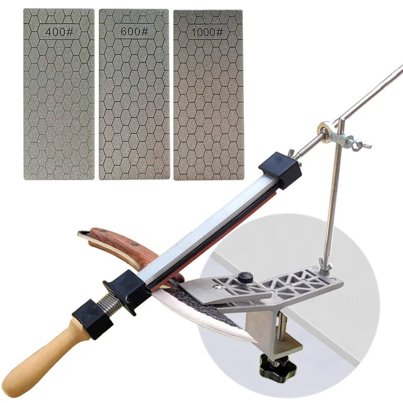 Professional sharpener Fixed angle sharpener Diamond knife sharpener diamond Honing stone Knife Sharpening Kit Sharpener system
Professional sharpener Fixed angle sharpener Diamond knife sharpener diamond Honing stone Knife Sharpening Kit Sharpener system