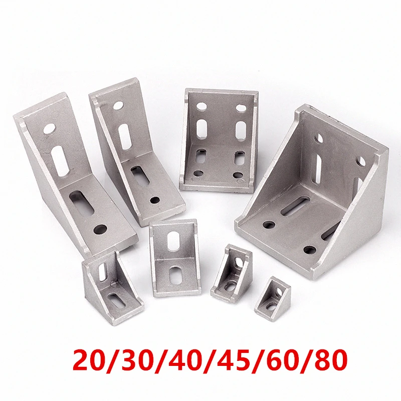 5/20pcs 2020 2028 3030 3060 4040 4080 6060 8080 Aluminum corner bracket for 20/30/40/45/60 Aluminum profile connector CNC Router
5/20pcs 2020 2028 3030 3060 4040 4080 6060 8080 Aluminum corner bracket for 20/30/40/45/60 Aluminum profile connector CNC Router