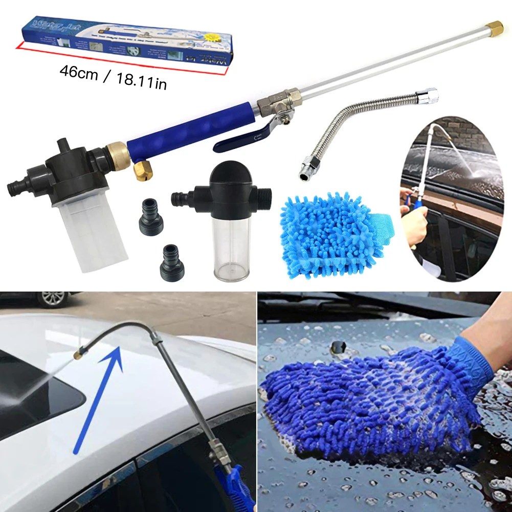 Garden Hydro Jet Pressure Power Washer Gun Wand - Upgrade Water Hose Nozzle Hose Sprayer Watering Jet Gardening Accessories
Garden Hydro Jet Pressure Power Washer Gun Wand - Upgrade Water Hose Nozzle Hose Sprayer Watering Jet Gardening Accessories