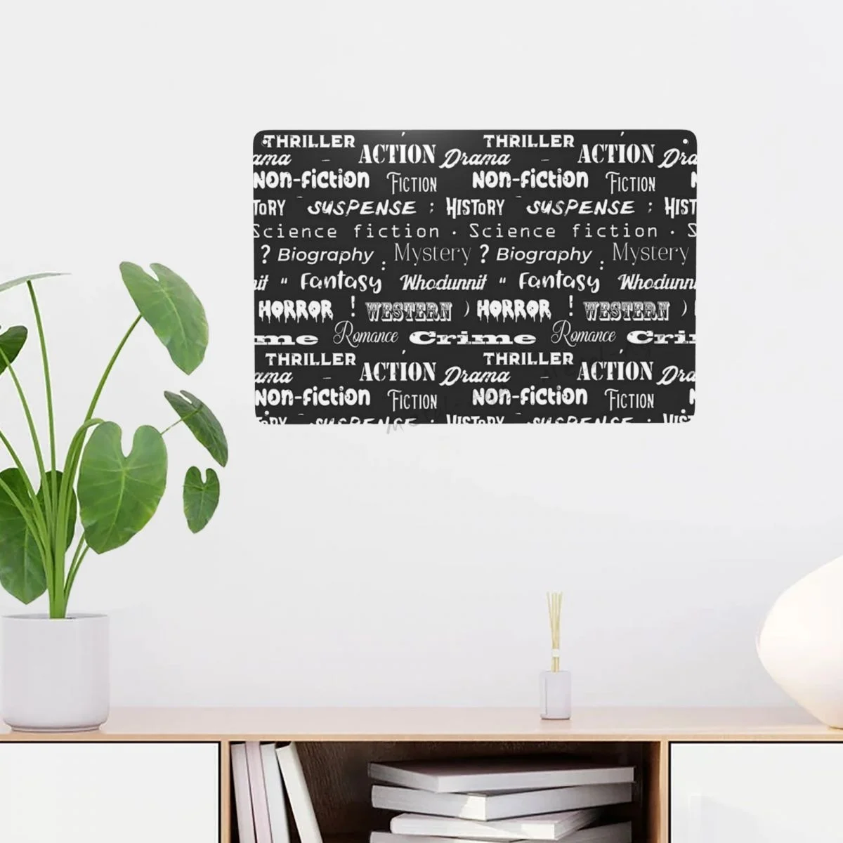 Металлические жестяные знаки, книга, жанры, печать Typo, винтажная железная живопись, пластина для гаража, комнаты, домашний декор, настенные и...
Металлические жестяные знаки, книга, жанры, печать Typo, винтажная железная живопись, пластина для гаража, комнаты, домашний декор, настенные и...