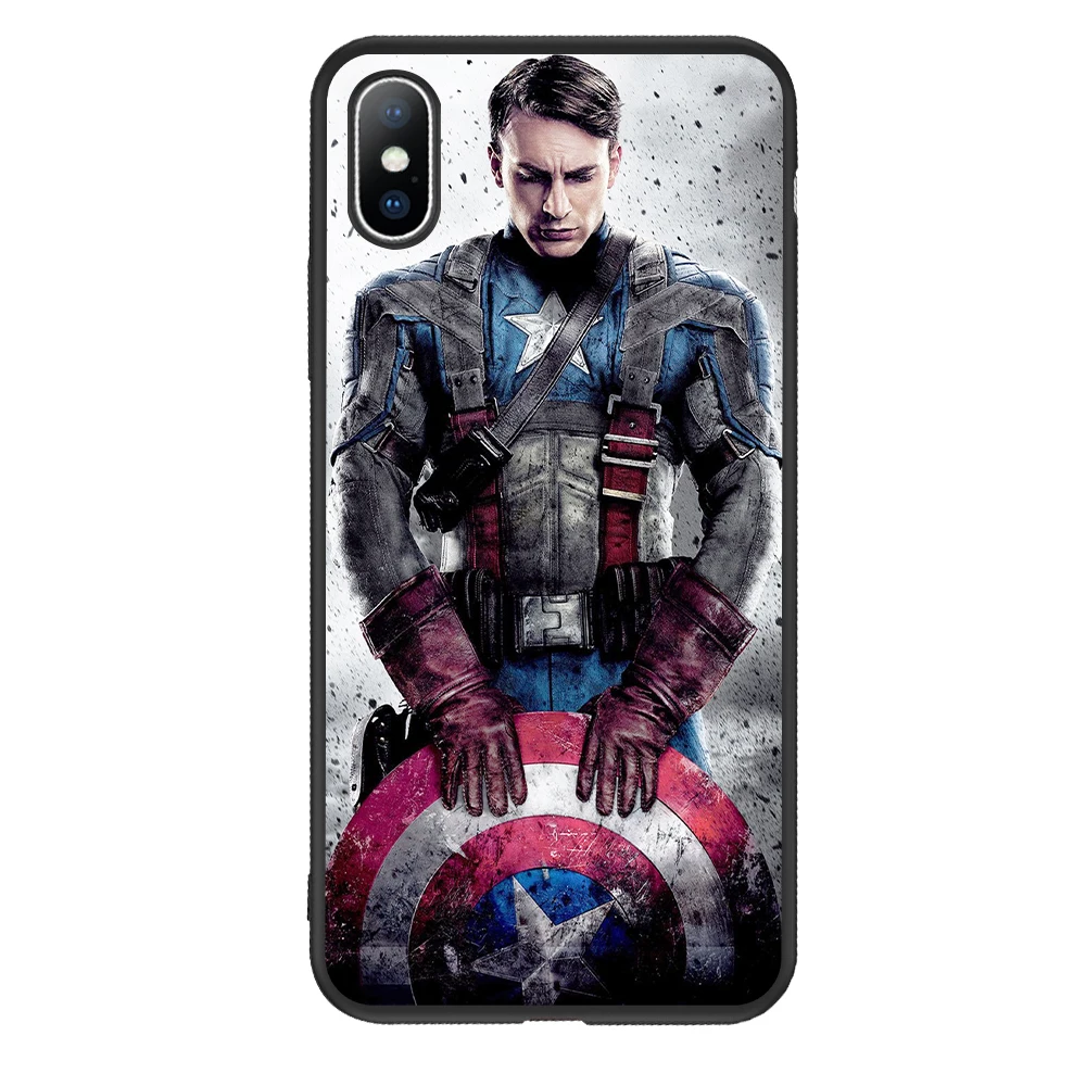 Чехол серии Super hero мягкий силиконовый чехол для iphone X XS Max XR 6 7 8 Plus из ТПУ iPhone11 11pro |