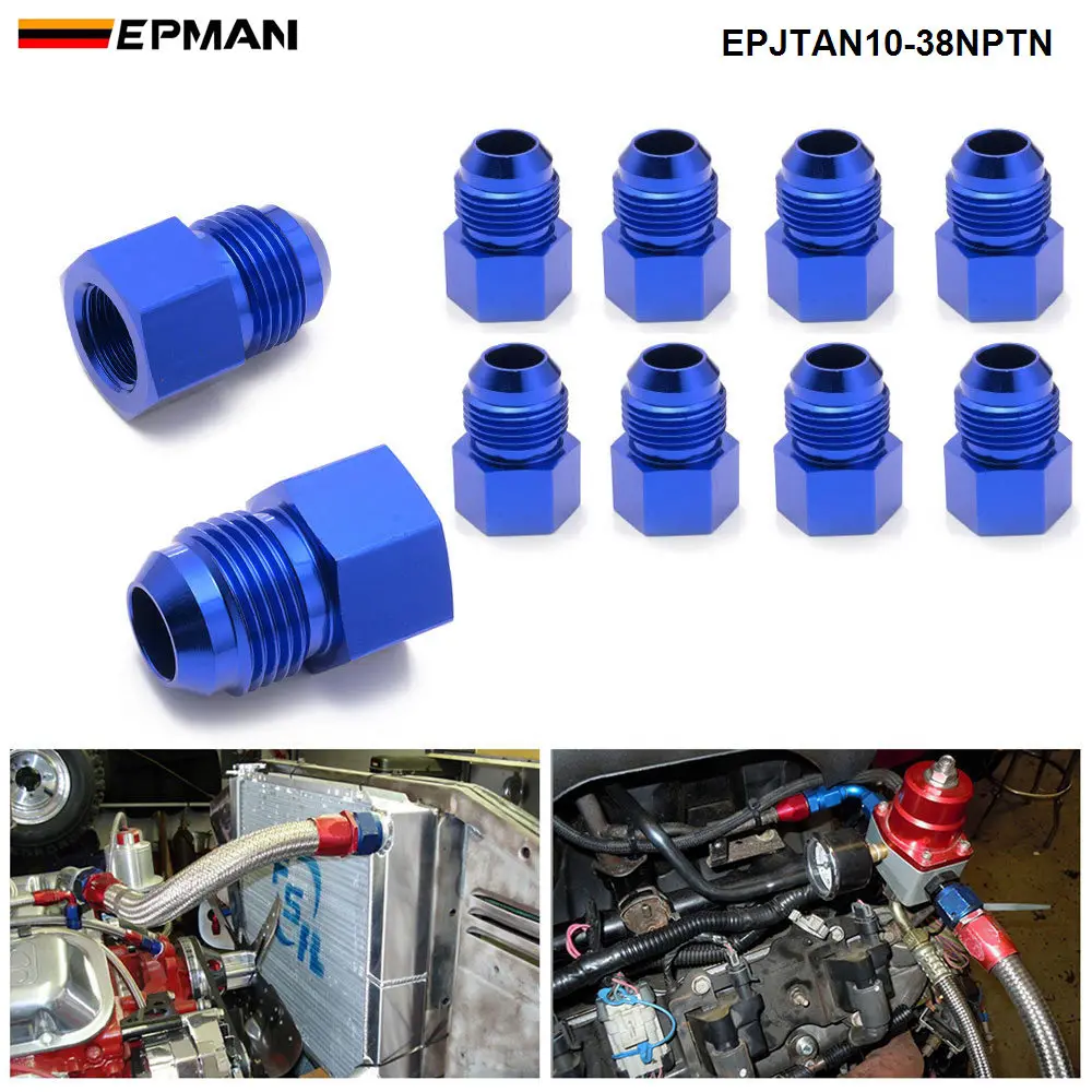 EPMAN 10 шт. 3/8NPT Женский к AN10 мужской расклешенный прямой расширитель фитинг адаптер
EPMAN 10 шт. 3/8NPT Женский к AN10 мужской расклешенный прямой расширитель фитинг адаптер
