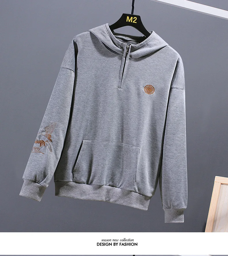 2021 Spring and Autumn New Loose Embroidery Casual Hooded Pullover Men's Japanese Fashion Youth Sports Pullover Men's Coat
2021 Spring and Autumn New Loose Embroidery Casual Hooded Pullover Men's Japanese Fashion Youth Sports Pullover Men's Coat