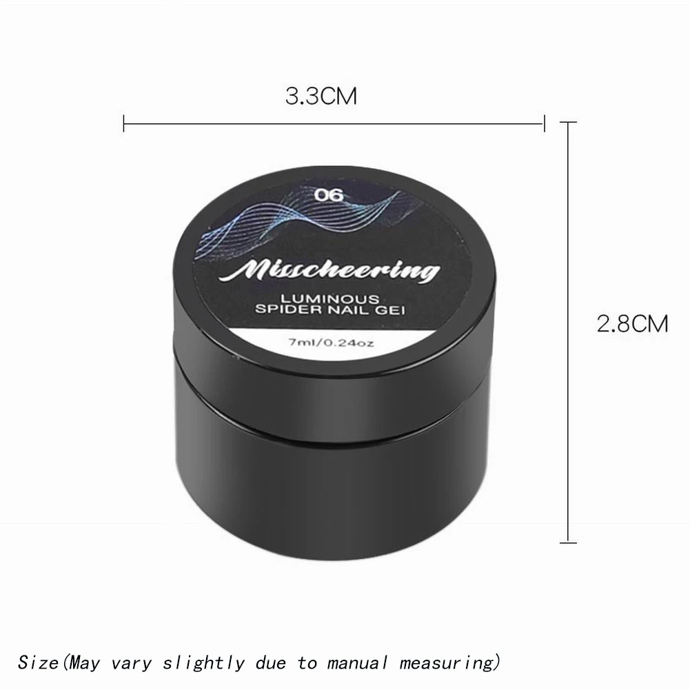 5ml Luminous Nail Spider Gel Glowing In the Dark Fluorescent Neon Drawing Web Wire Line Nail Art UV Gel Polish Manicure
5ml Luminous Nail Spider Gel Glowing In the Dark Fluorescent Neon Drawing Web Wire Line Nail Art UV Gel Polish Manicure