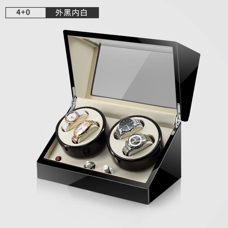 4 слота высокого класса мотор шейкер часов заводчик часов чехол держатель Дисплей мужские деревянные часы Winder коробка 200906-30 
4 слота высокого класса мотор шейкер часов заводчик часов чехол держатель Дисплей мужские деревянные часы Winder коробка 200906-30