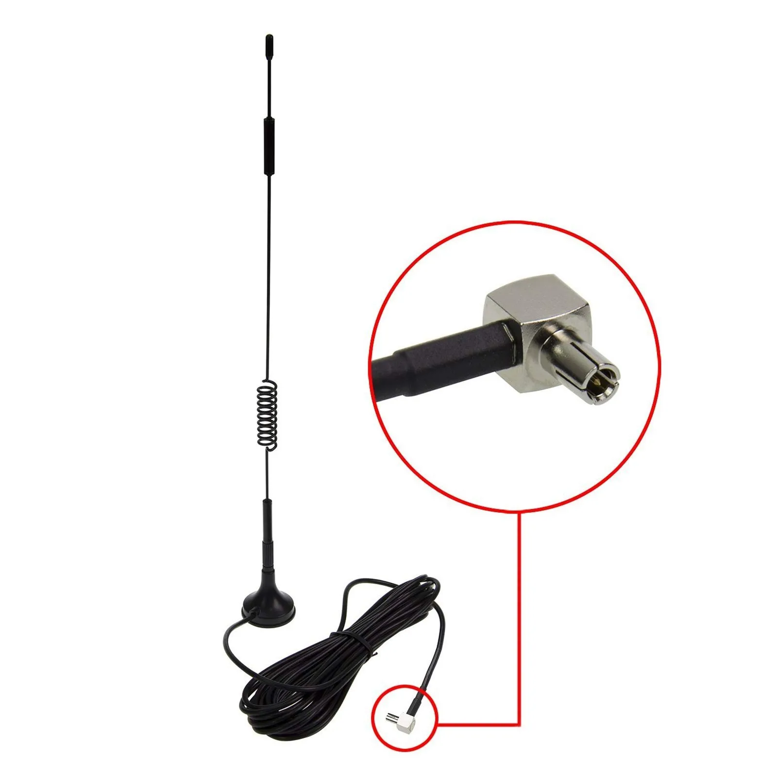 4G LTE 7DBI Magnetic MIMO TS9 Antenna 2-Pack Hotspot MiFi Router Cellular With Sucker Base Extension 698-960 MHz 1710-2170 MHz
4G LTE 7DBI Magnetic MIMO TS9 Antenna 2-Pack Hotspot MiFi Router Cellular With Sucker Base Extension 698-960 MHz 1710-2170 MHz