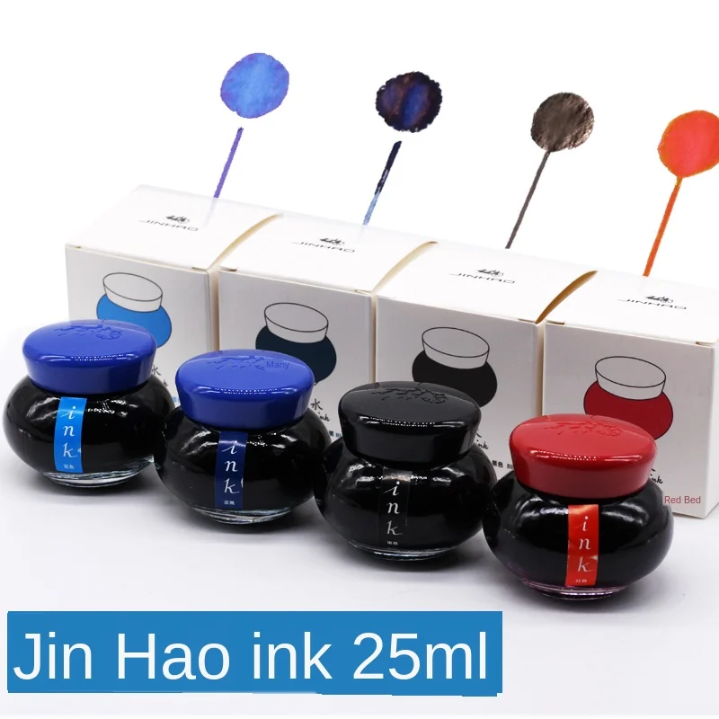Dance color ink Jinhao fountain pen ink dye ink ink altar non-carbon non-blocking pen black blue red
Dance color ink Jinhao fountain pen ink dye ink ink altar non-carbon non-blocking pen black blue red