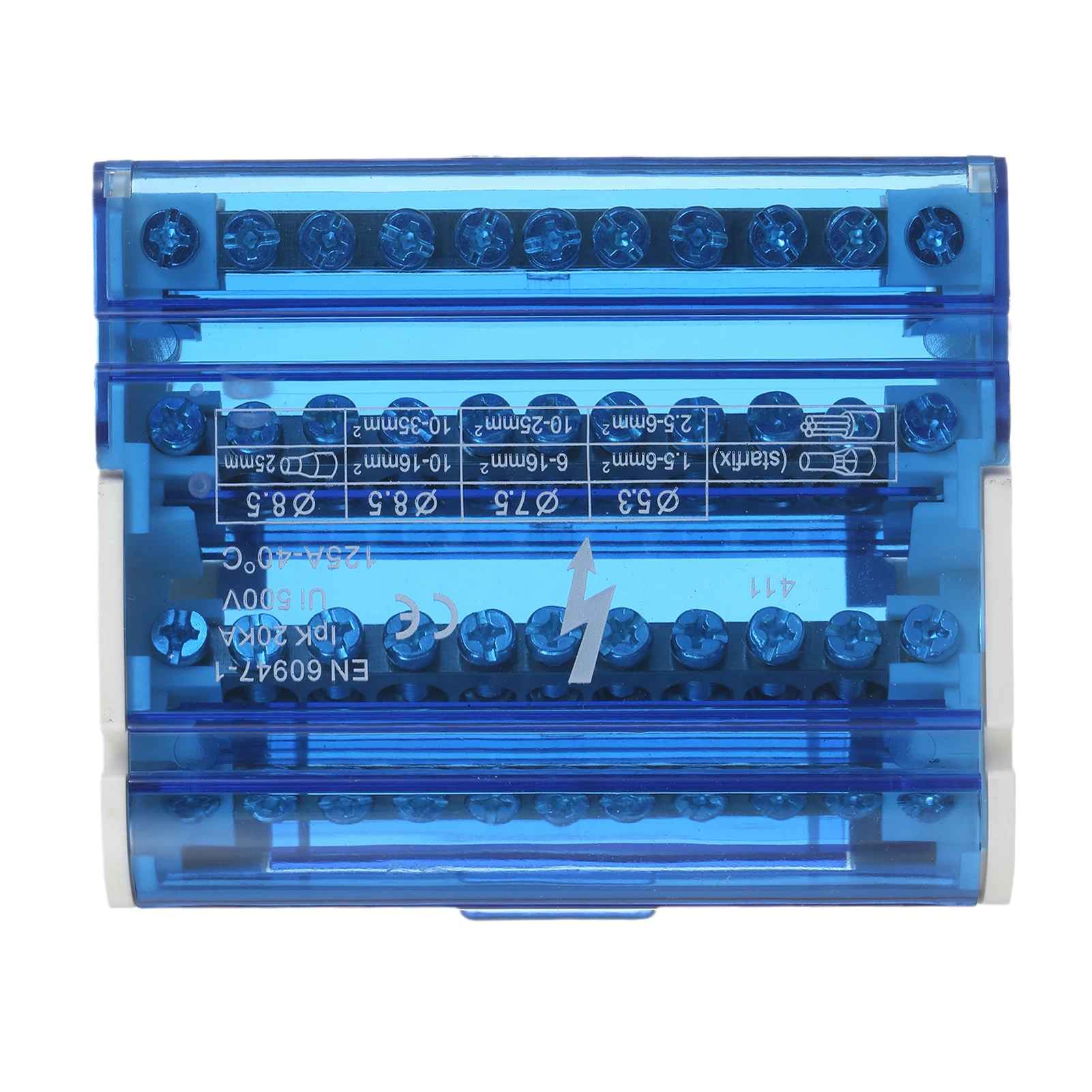 Cable junction box zero junction box pure copper guide rail junction box wire splitter terminal block 415
Cable junction box zero junction box pure copper guide rail junction box wire splitter terminal block 415