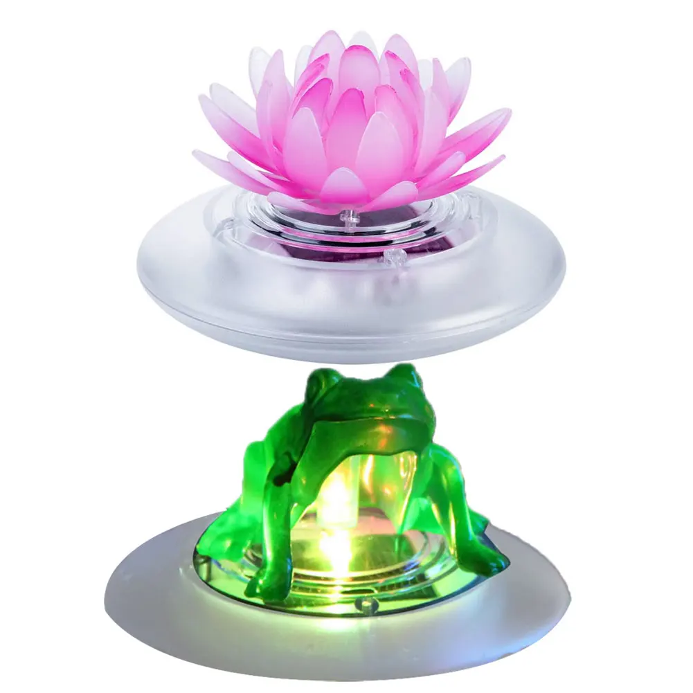 Artificial Floating Water Lily Lamp Waterproof Pool Pond Floating Lamp Lotus Solar Lights For Pool Pond Garden Decoration
Artificial Floating Water Lily Lamp Waterproof Pool Pond Floating Lamp Lotus Solar Lights For Pool Pond Garden Decoration