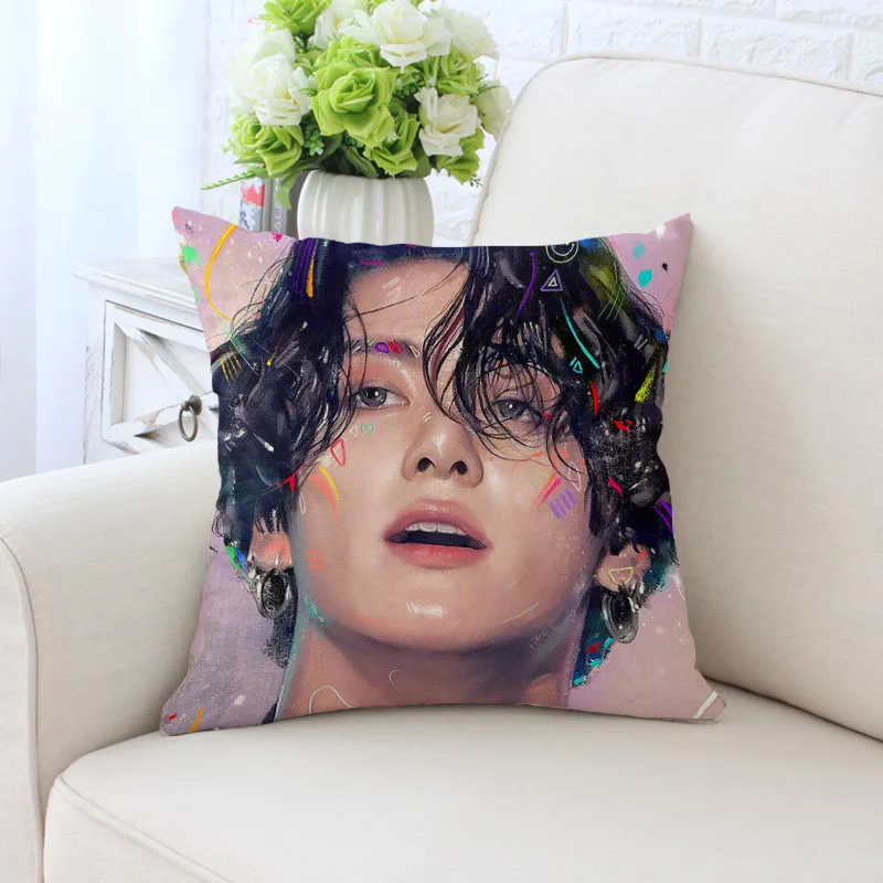 Kpop Bangtan Boys Oil Painting Pillow Kildren Painting JK V SUGA RM JIMIN J-HOPE JIN Pillows GU454 
Kpop Bangtan Boys Oil Painting Pillow Kildren Painting JK V SUGA RM JIMIN J-HOPE JIN Pillows GU454