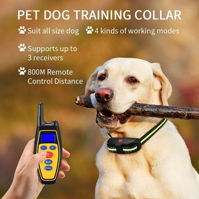 Pet Training Collar Dog Trainer Automatic Remote Barking Arrestor Charging Waterproof Electric Shock Trainings
Pet Training Collar Dog Trainer Automatic Remote Barking Arrestor Charging Waterproof Electric Shock Trainings