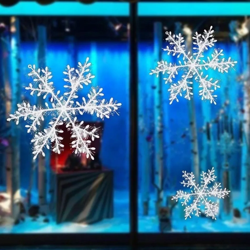 30 Pcs Artificial Snowflakes Christmas Decoration Materials Christmas Tree Hanging Pendant Home Outdoor Holiday Decor Plastic
30 Pcs Artificial Snowflakes Christmas Decoration Materials Christmas Tree Hanging Pendant Home Outdoor Holiday Decor Plastic