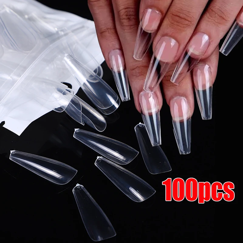 Solid Color Fake Nails 100pcs/Box Full Cover Artificial Long Coffin Nail Tips Candy Colors Wearable Ballerina False Nails
Solid Color Fake Nails 100pcs/Box Full Cover Artificial Long Coffin Nail Tips Candy Colors Wearable Ballerina False Nails