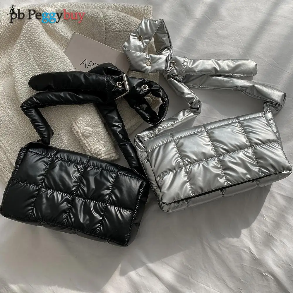 Fashion Space Pad Cotton Down Quilted Crossbody Bag Lattice Solid Color Flap Small Shoulder BagLuxury Clutch Bags For Wpmen 2021
Fashion Space Pad Cotton Down Quilted Crossbody Bag Lattice Solid Color Flap Small Shoulder BagLuxury Clutch Bags For Wpmen 2021